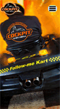 Mobile Screenshot of cockpit-kartarena.de